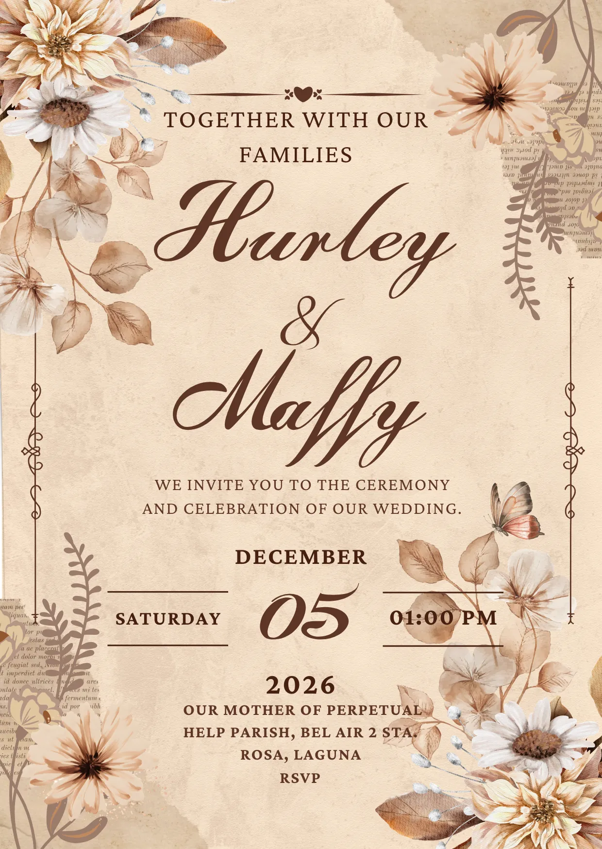 Invitation card 1