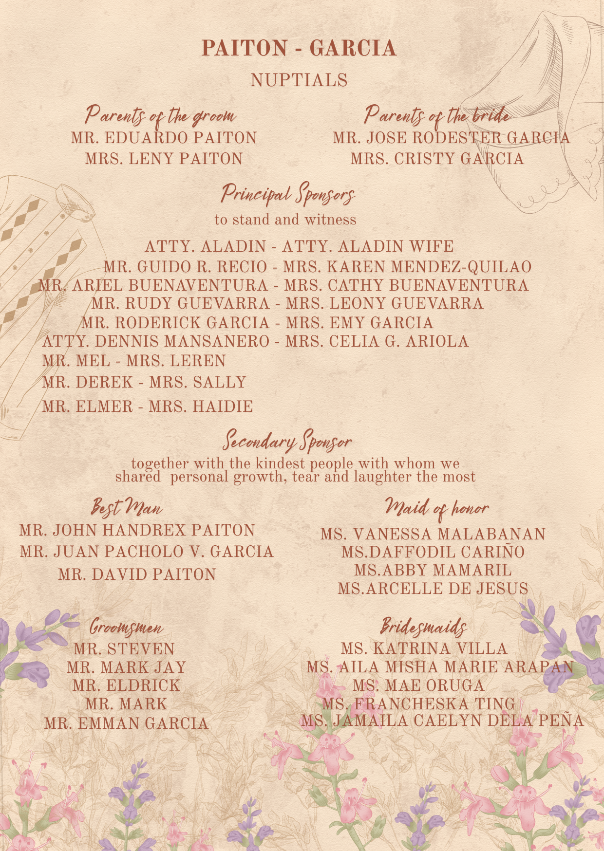 Invitation card 2